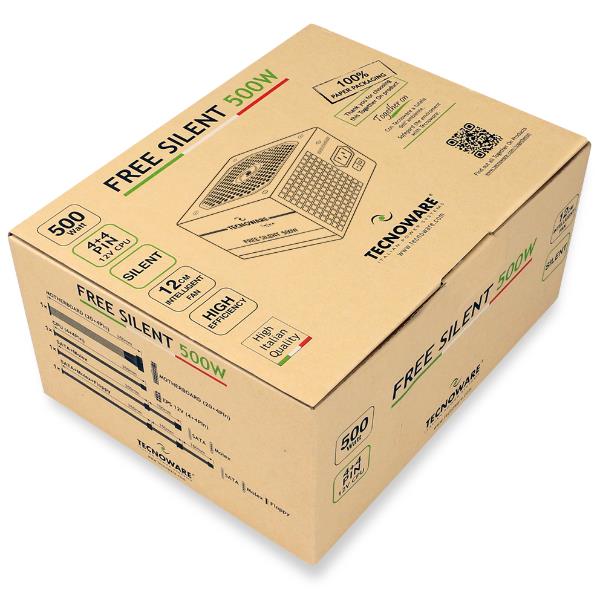 Prodotti Bulk ALIMENTATORE 500W ATX SILENT FAN 12